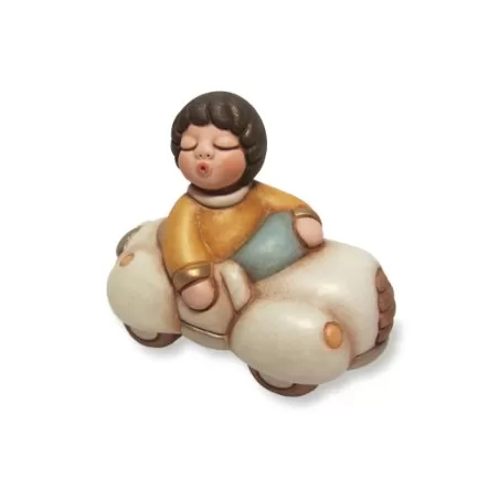 Bimbo su macchinina - Thun