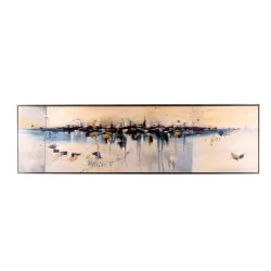 Quadro Cm. 140X40 Con Cornice - L'oca Nera