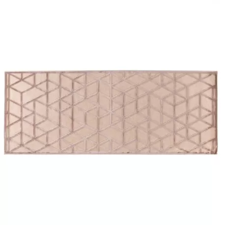 Tappeto Con Decoro A Rilievo Cm. 80 X 200 - L'oca Nera