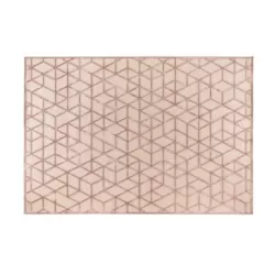 Tappeto Con Decoro A Rilievo Cm. 200 X 300 - L'oca Nera