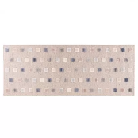 Tappeto Con Decoro A Rilievo Cm. 80 X 200 - L'oca Nera