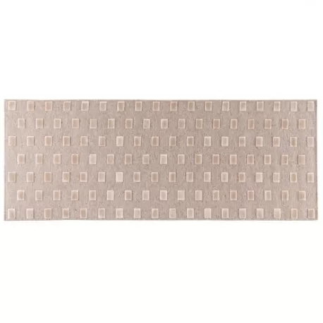 Tappeto Con Decoro A Rilievo Cm. 80 X 200 - L'oca Nera