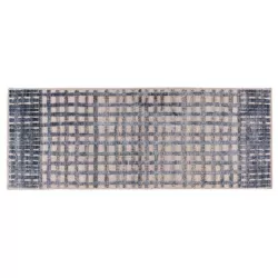 Tappeto Con Decoro A Rilievo Cm. 80 X 200 - L'oca Nera