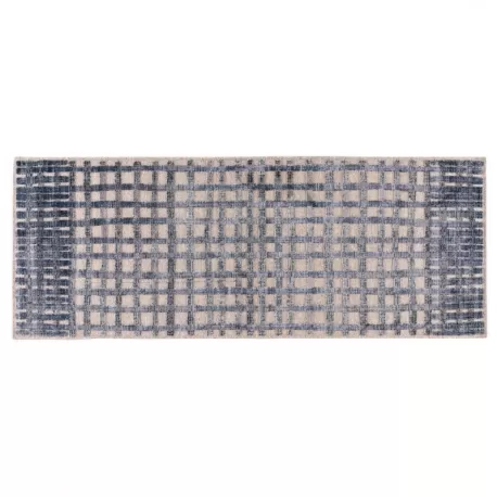 Tappeto Con Decoro A Rilievo Cm. 80 X 200 - L'oca Nera