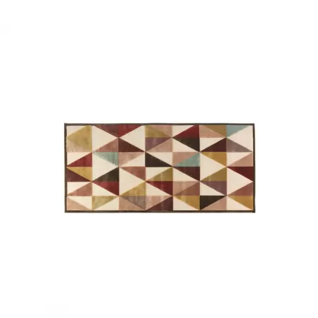 Tappeto Con Decoro A Rilievo  Cm. 80X200 - L'oca Nera