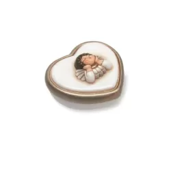 Scatolina cuore testa angelo - Thun