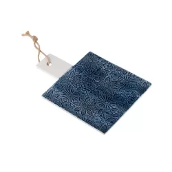Tagliere Quadrato Piccolo Blu - L'oca Nera