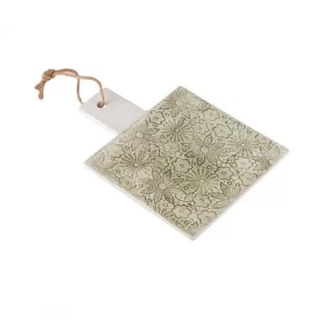 Tagliere Quadrato Piccolo Verde - L'oca Nera