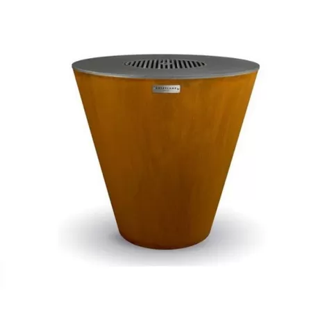 Barbecue e braciere ONE40 in acciaio corten - Arteflame