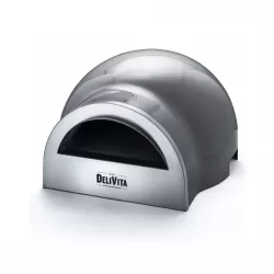 Forno a legna per pizza, grigio - Delivita