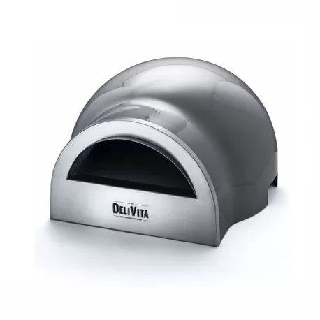 Forno a legna per pizza, grigio - Delivita