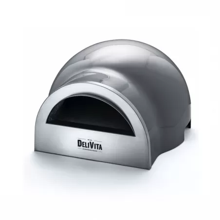 Forno a legna per pizza, grigio - Delivita
