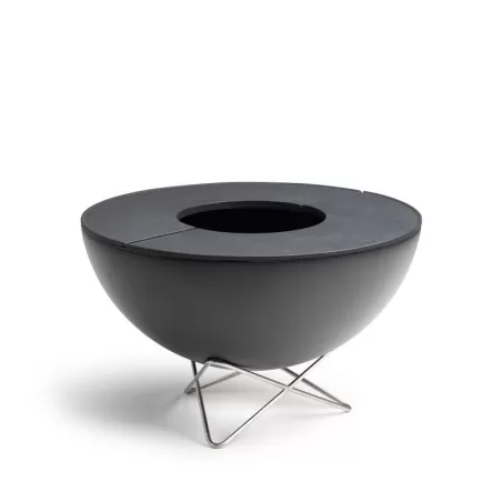 Mezza piastra in ghisa + mezza griglia per braciere BOWL - Hofats