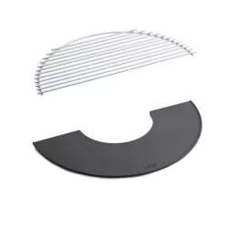 Mezza piastra in ghisa + mezza griglia per braciere BOWL - Hofats