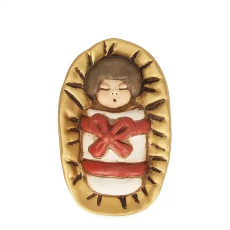 Gesù bambino presepe classico, rosso - Thun