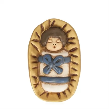 Gesù bambino presepe classico, blu - Thun