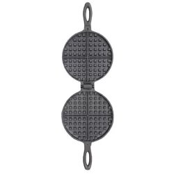 Old fashioned waffle iron - cast iron - Rome 2