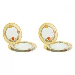 Set 6 piatti Country 2 piani, 2 fondi e 2 dessert - Thun