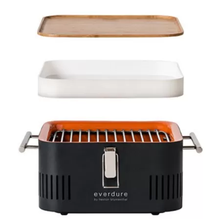 Barbecue a Carbone portatile CUBE, arancione - Everdure
