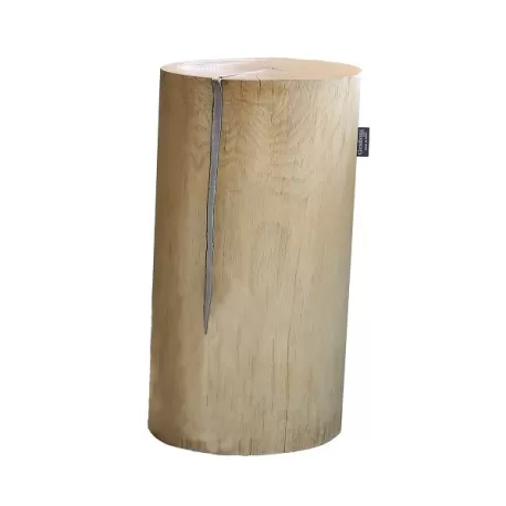 Ceppo in legno italiano con aggiunta di argento colato - Grattoni