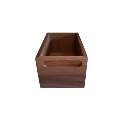 Box rettangolare piccola (alta) in legno di noce italiano - Grattoni