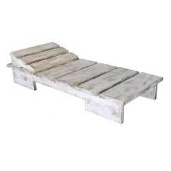 Relax, sdraio con alzata in legno italiano - Grattoni