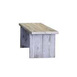 Panca in legno con tavole di abete - Grattoni