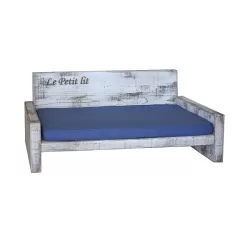 Le petite lit, cuccia per animali con cuscini in legno italiano di abete - Grattoni