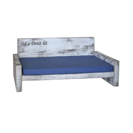 Le petite lit, cuccia per animali con cuscini in legno italiano di abete - Grattoni