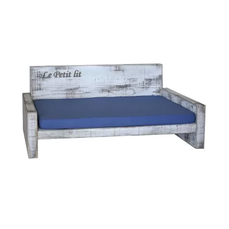 Le petite lit, cuccia per animali con cuscini in legno italiano di abete - Grattoni