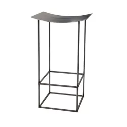 On-iron, sgabello alto in ferro flexato  - Grattoni