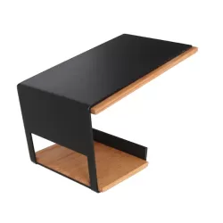 Society to phone, porta telefono da tavolo in legno italiano e ferro - Grattoni