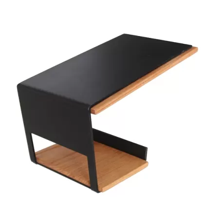 Society to phone, porta telefono da tavolo in legno italiano e ferro - Grattoni