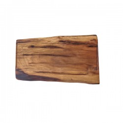 Tagliere in legno rustico artigianale rettangolare - trattato con finiture  naturali per uso alimentare - XLAB Design