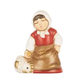 Donna con becchime e galline - Thun