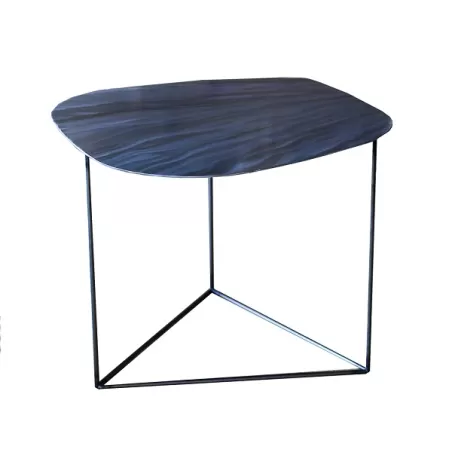 Nu Vo La, tavolino piccolo in ferro flexato - Grattoni