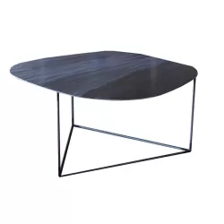 Nu Vo La, tavolino medio in ferro flexato - Grattoni