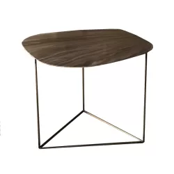 Nu Vo La, tavolino grande con effetto ottone  - Grattoni