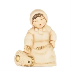 Donna con becchime e galline - Thun