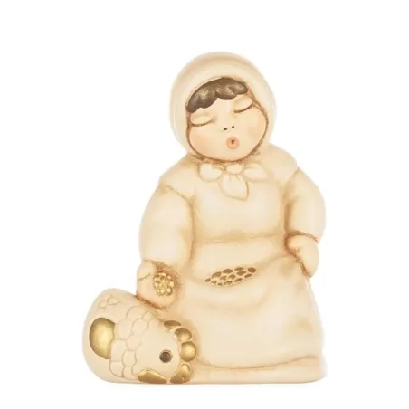 Donna con becchime e galline - Thun