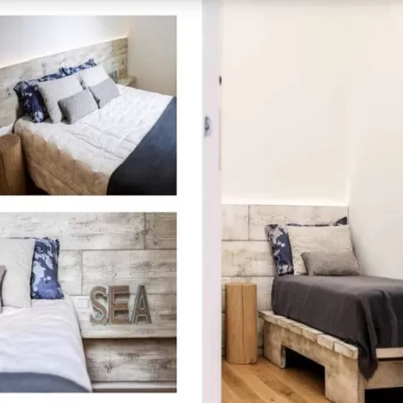 Testata in tavole di legno di abete italiano - Grattoni