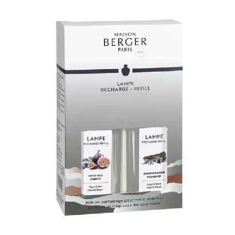 DuoPack Land Chardon Sauvage & Lait de Figue - 2 Flaconi da 250ml - (Ricarica per Lampe)