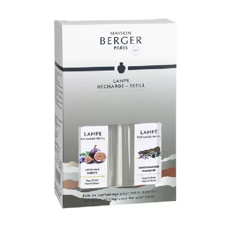 DuoPack Land Chardon Sauvage & Lait de Figue - 2 Flaconi da 250ml - (Ricarica per Lampe)