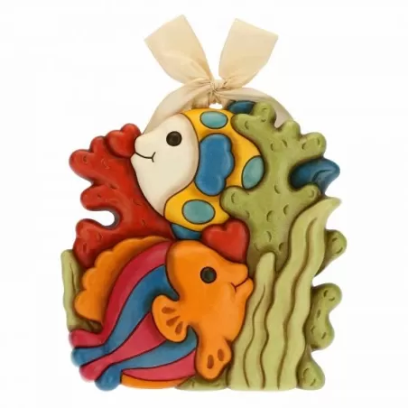 Formella coppia di pesci grande - Thun