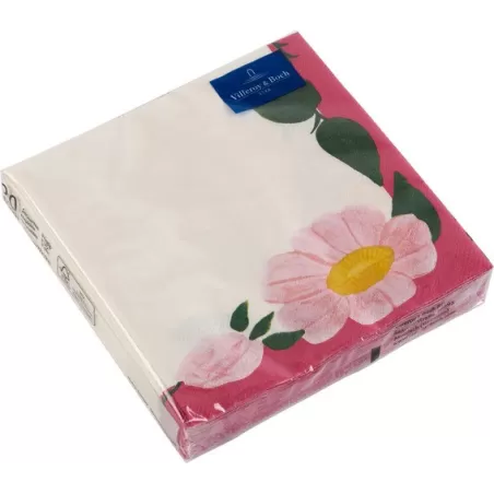 Tovaglioli di carta Rose Sauvage Framboise 33cm - Villeroy & Boch