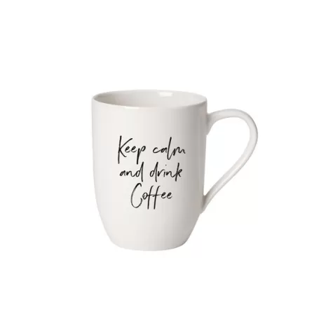 Statement Bicchiere con manico Keep calm and drink coffee - Villeroy & Boch