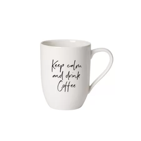 Statement Bicchiere con manico Keep calm and drink coffee - Villeroy & Boch