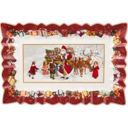 Toy's Fantasy Piatto torta rettangolare Babbo Natale - Villeroy & Boch