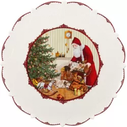 Toy's Fantasy Piatto pasticcini grande Babbo Natale - Villeroy & Boch