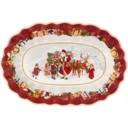 Toy's Fantasy Ciotola grande ovale Babbo Natale - Villeroy & Boch
